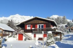 Hütte im Winter
